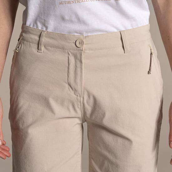 Craghoppers - "Kiwi Pro III" Freizeitshorts für Damen (Auster-Grau) - Image 6
