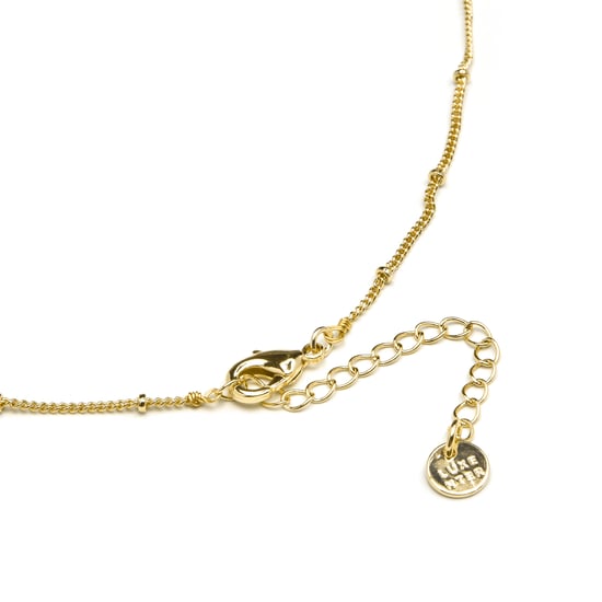 Luxenter Multicolor Kristall-Halskette aus 18K Gelbgold - Lision - Image 4