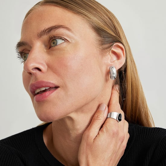 Luxenter Ring, Ring aus Sheak-Metall-Legierung und Onyx, rhodiniert - Image 2