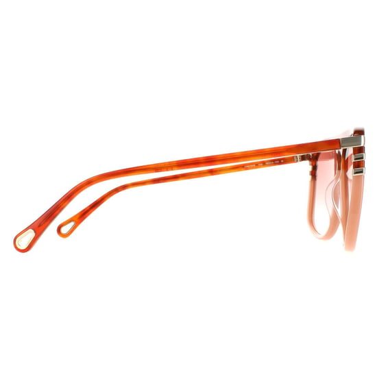 Chloe Aviator Damen Glänzend Blond Havanna Orange Farbverlauf CH0104S - Image 4
