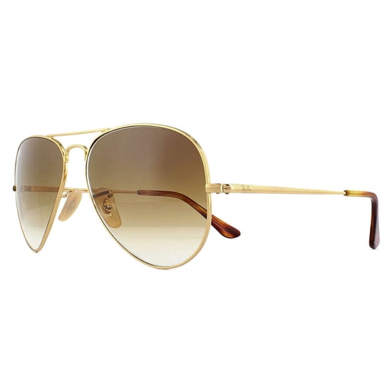 Ray-Ban Sonnenbrille Aviator Metall II RB3689 914751 Gold Braun Verlauf - Image 2