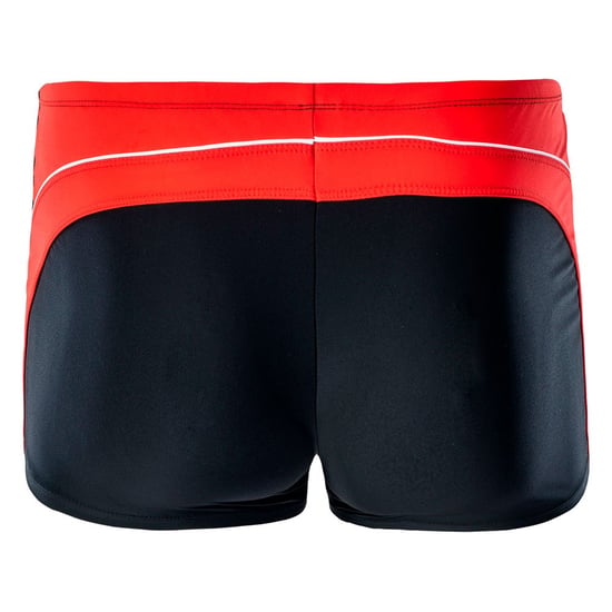 Aquawave - "Helder" Badeshorts für Herren (Schwarz/Feuerrot) - Image 2