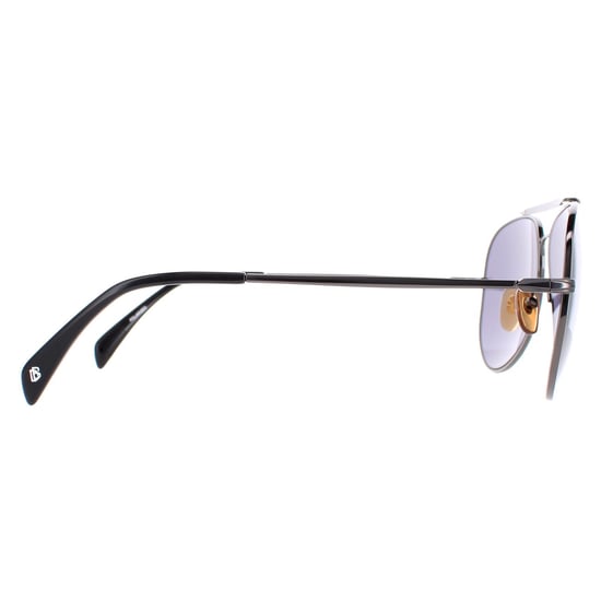 David Beckham Aviator Herren dunkel Ruthenium grau polarisiert DB1004/S - Image 4