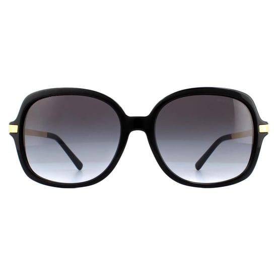 Michael Kors Square Womens Black Gold Grey Grey Gradient Lunettes de soleil - Image 1