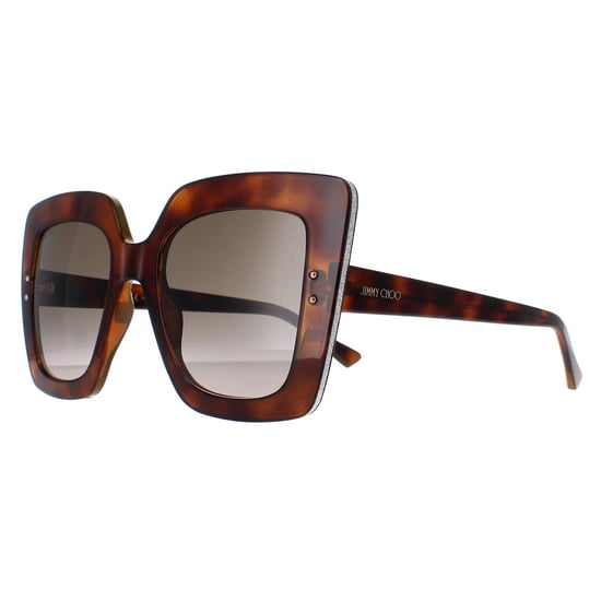 Jimmy Choo Square Damen Havanna Braun Farbverlauf AURI/G/S - Image 2