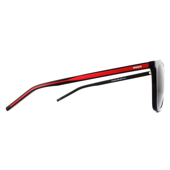 Hugo by Hugo Boss Square Mens Schwarz Rot Grau Sonnenbrillen - Image 4