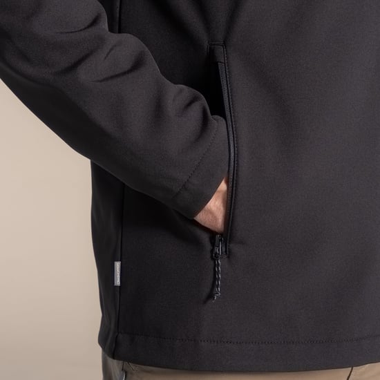 Craghoppers - "Expert" Softshelljacke für Herren (Schwarz) - Image 4
