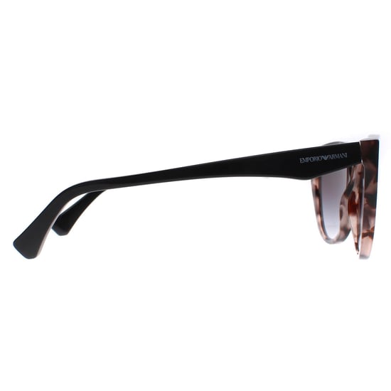 Emporio Armani Katzenaugen Damen Shiny Pink Havana Grau Verlauf EA4162 - Image 4