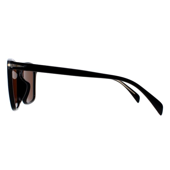 David Beckham Rectangle Herren Schwarz Braun DB1054/F/S - Image 3