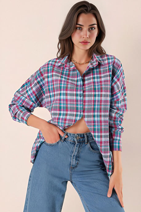 Oversized Popeline 2er-Pack Hemd - Image 1
