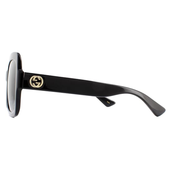 Gucci Square Womens Schwarz Grau Gradient Sonnenbrille GG0036SN - Image 3