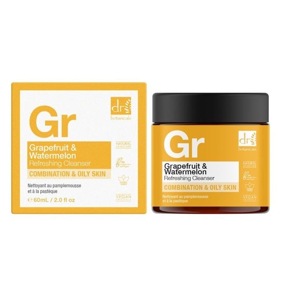 Dr. Botanicals Erfrischendes Anti-Aging-Reinigungsgel mit Grapefruit und Wassermelone, 60 ml - Image 1