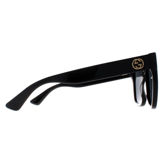 Gucci Square Damen Schwarz Grau GG0034SN - Image 4