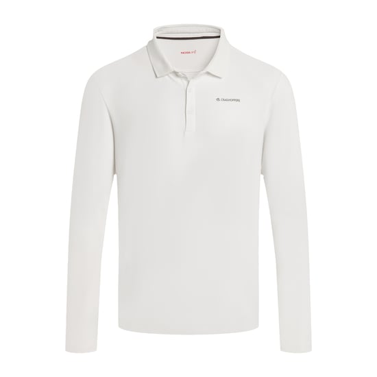 Craghoppers - "Bramshaw Golf" Poloshirt für Herren, Nosilife, Langärmlig (Weiß) - Image 2