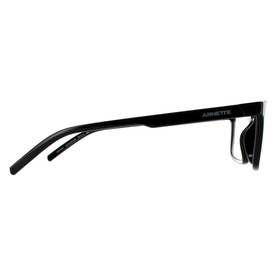 Arnette Rectangle Mens Shiny Black Clear Sonnenbrille - Image 4