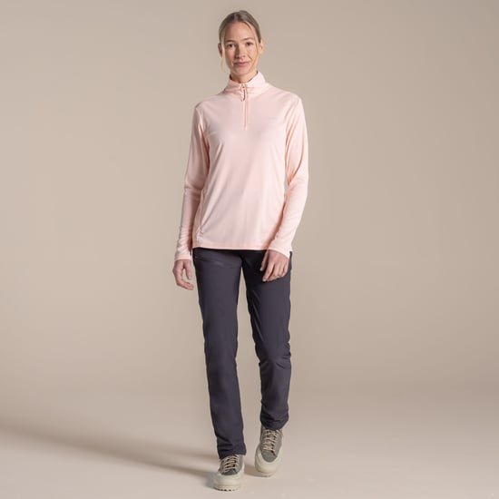 Craghoppers - Oberteil für Damen, mit halbem Reißverschluss, Nosilife (Sorbet) - Image 1