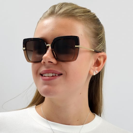 Dolce & Gabbana Sonnenbrille DG4373 325613 Top Havanna auf Transparent Braun Braun Gradient - Image 6
