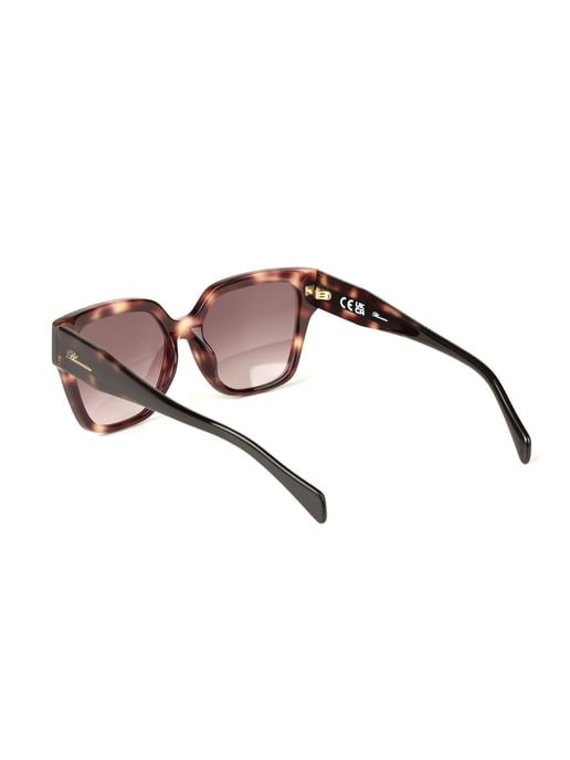 Blumarine Sonnenbrille Havana Braun/Glänzend Beige - Image 3