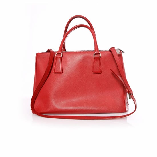 Prada Galleria Tote Bag aus rotem Saffiano-Leder. - Image 4