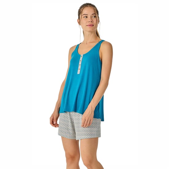 Damen Sommer Kurzarm Ärmellose Pyjamas JJB26 - Image 4
