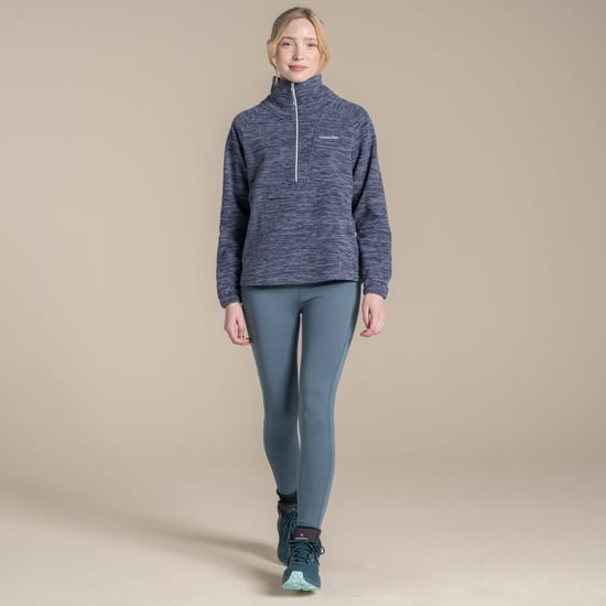 Craghoppers - "Esk II" Fleece-Oberteil für Damen, mit halbem Reißverschluss (Anthrazit) - Image 1