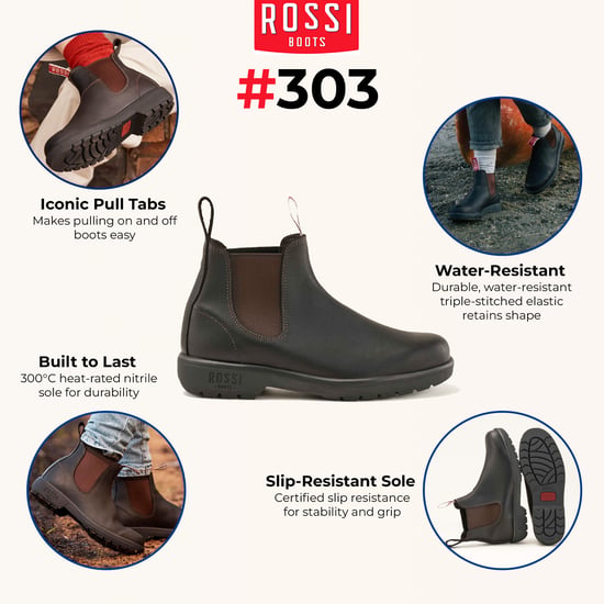 Rossi 303 Endura Chelsea-Stiefel aus braunem Leder - Image 2
