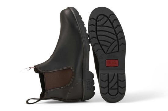 Rossi 303 Endura Chelsea-Stiefel aus braunem Leder - Image 4