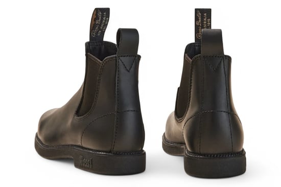 Rossi 607 Booma Chelsea-Stiefel aus schwarzem Leder - Image 5