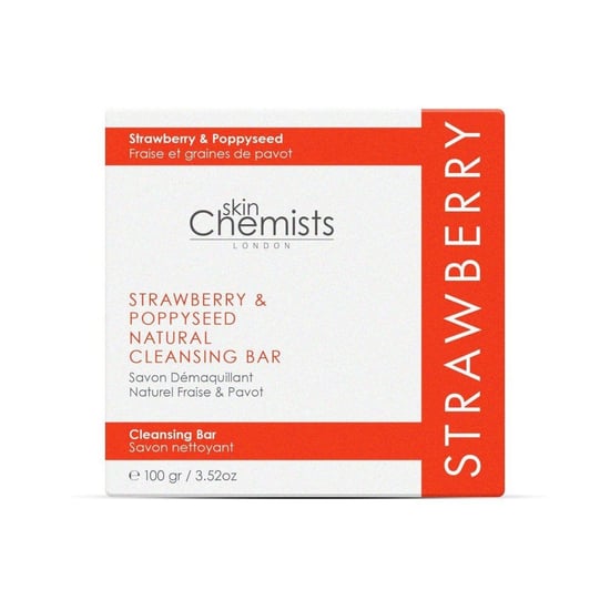 skinChemists Reinigungsseife mit Erdbeere & Anti-Aging-Mohnsamen, 100 g - Image 3