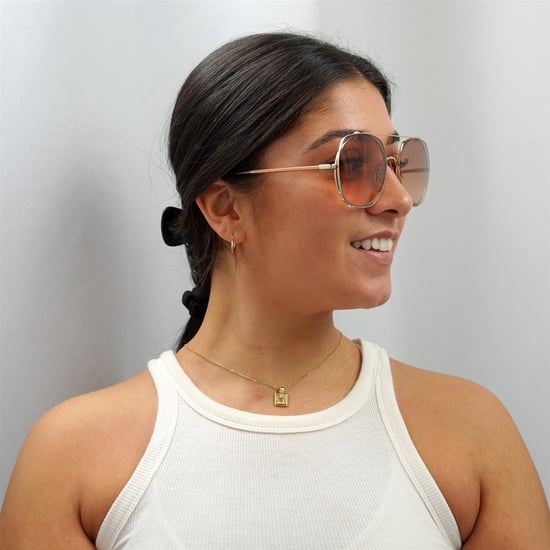 Chloe Pilotenbrille Damen Gold Braun Farbverlauf CH0042S - Image 6