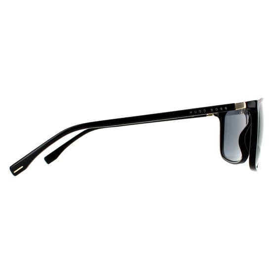 Hugo Boss Square Mens Schwarz Gold Grau Sonnenbrille - Image 4