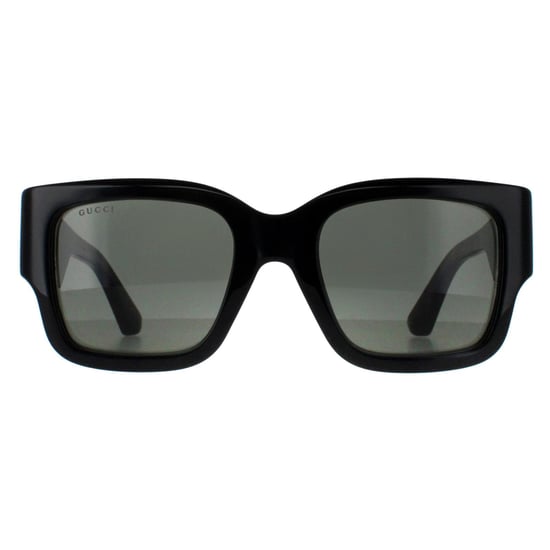 Gucci Square Womens Schwarz mit Havanna Grau GG1663S - Image 1