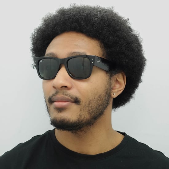 Ray-Ban Square Unisex Poliert Schwarz Grün Polarisiert RB0840S Mega Wayfarer - Image 6