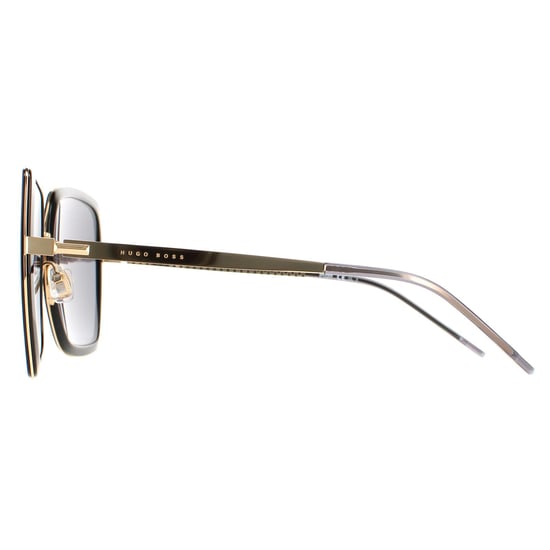 Hugo Boss Square Damen Gold Schwarz Grau BOSS 1208/S - Image 3