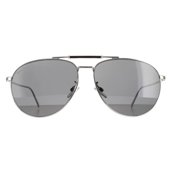 Bally Aviator Herren Silber Grau Verspiegelt BY0038-D - Image 1