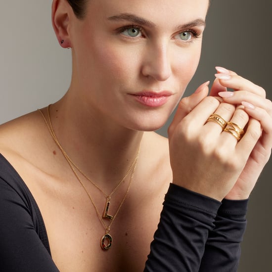 Luxenter Ohrringe, 925er Sterlingsilber und 18K vergoldeter Onyx Zirkonia - Image 5