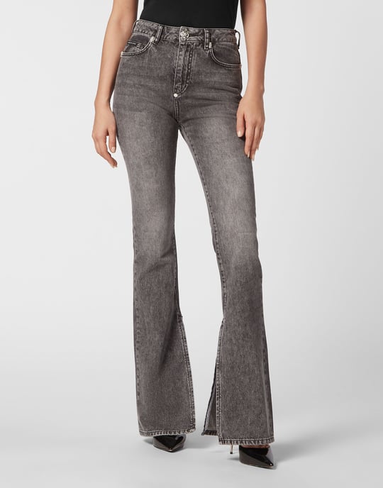 Jeans Flare Fit Skull - Image 2