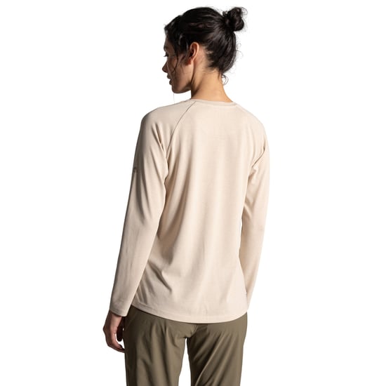 Craghoppers - "Nour" T-Shirt für Damen, Nosilife, Langärmlig (Auster-Grau meliert) - Image 3