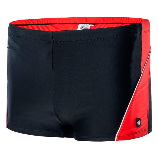 Aquawave - "Helder" Badeshorts für Herren (Schwarz/Feuerrot) - Image 4