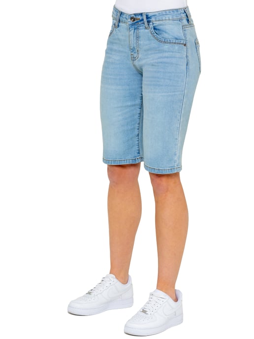 Enzo | Lange Denim-Shorts für Damen - Image 4