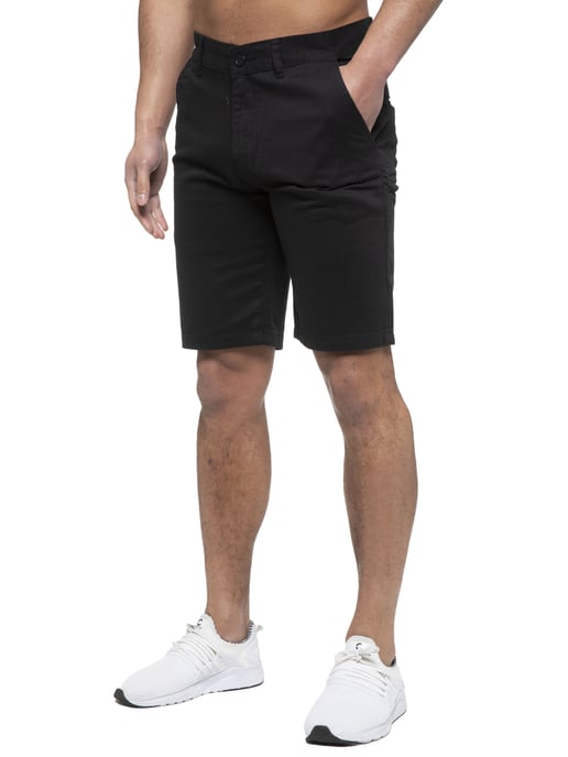 Enzo | Herren Chino Shorts In Schwarz - Image 1