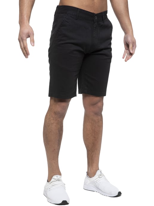 Enzo | Herren Chino Shorts In Schwarz - Image 2