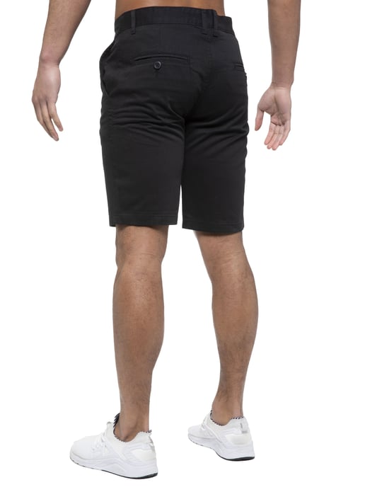 Enzo | Herren Chino Shorts In Schwarz - Image 4