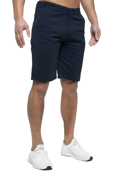Enzo | Herren Chino Shorts In Marine - Image 2