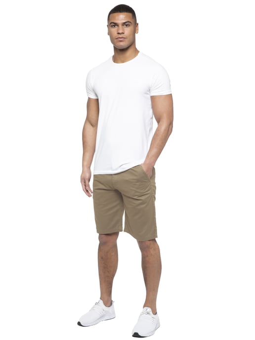 Enzo | Herren Chino Shorts In Beige - Image 6