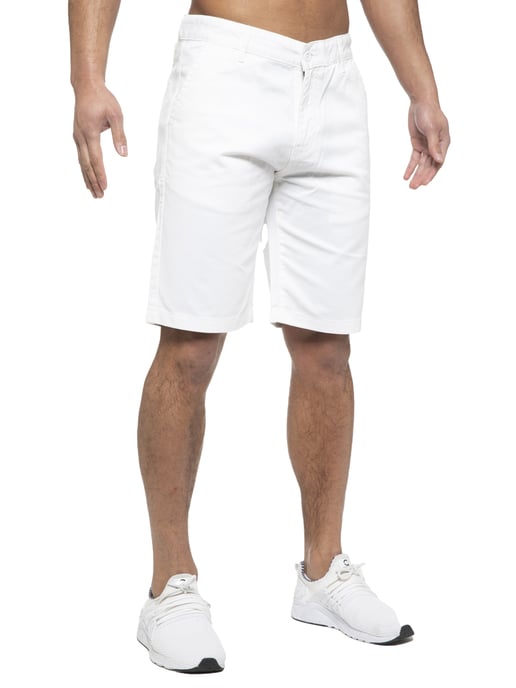 Enzo | Herren Chino Shorts In Weiß - Image 2