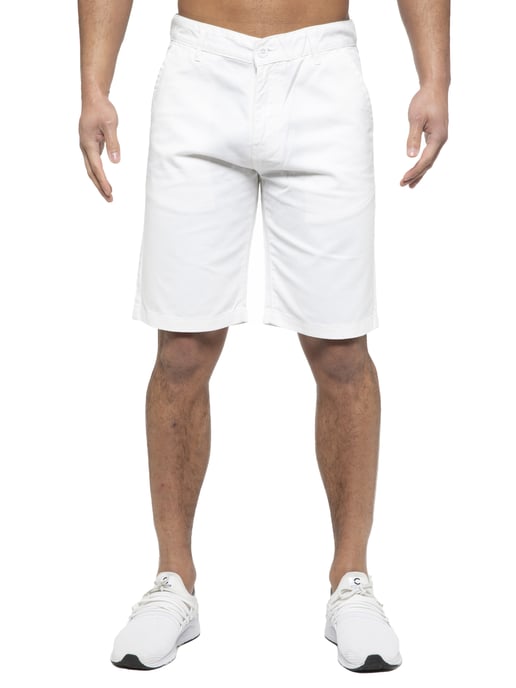 Enzo | Herren Chino Shorts In Weiß - Image 3