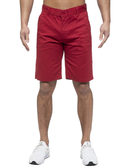 Enzo | Herren Chino Shorts In Rot - Image 3