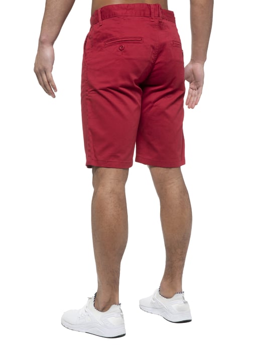 Enzo | Herren Chino Shorts In Rot - Image 5