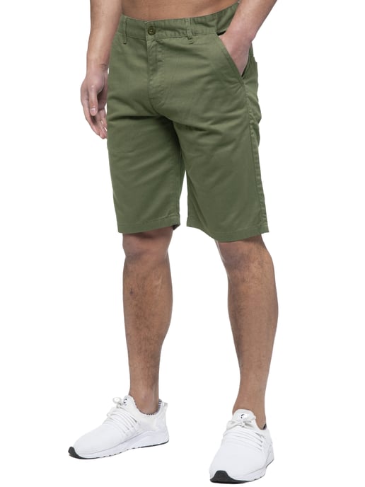 Enzo | Herren Chino Shorts In Khaki - Image 1